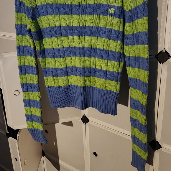 AEROPOSTALE CROPPED CABLE KNIT SWEATER Large - Picture 10 of 10